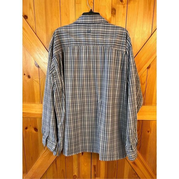 Wrangler Shirt Mens Sz 3XL Button Down Long Sleeve Collared Outdoor Series Plaid - Picture 4 of 5